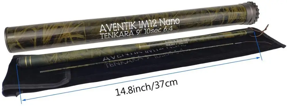 Aventik Mini IM12 Nano Tenkara Rods Collapsed to Only 14.8Inch