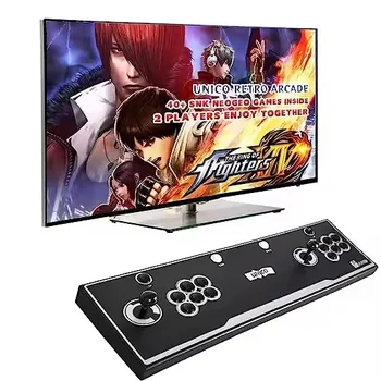 UNICO SNK Neogeo Retro Arcade Stick - Pre-Loaded With 44 Genuine