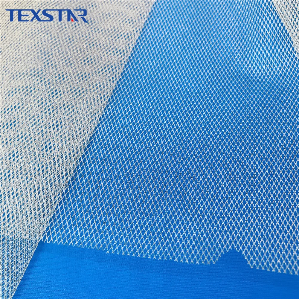 2020 горячая Распродажа 30D нейлоновая Мерцающая квадратная сетка тюль текстильная ткань