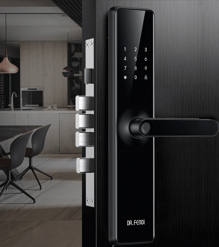 Внутренняя Автоматическая цифровая клавиатура сигнализация предупреждение электронный ключ код дверной замок вход данных из