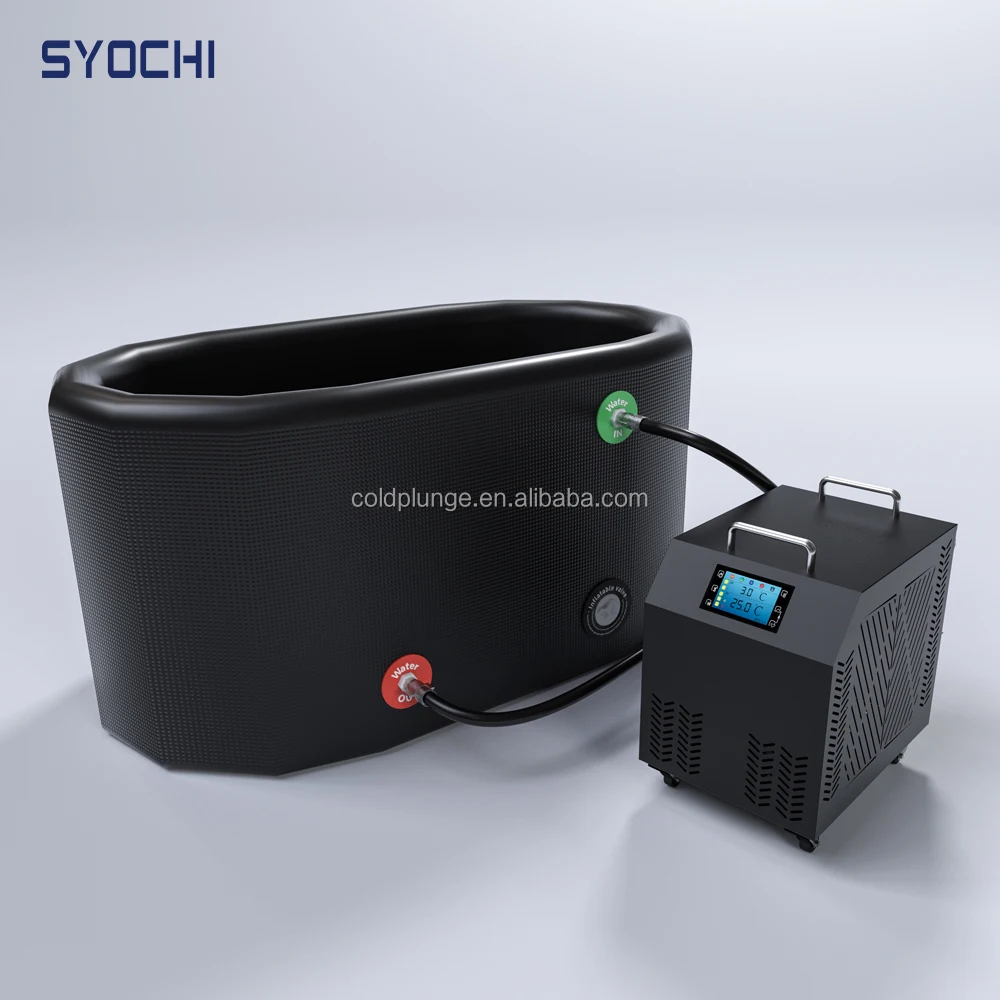 Syochi Ice Bath Recovery Ozone Cycle Use Water Cooled Cold Plunge Chiller With Filter Water Chiller Ice Bath Chiller