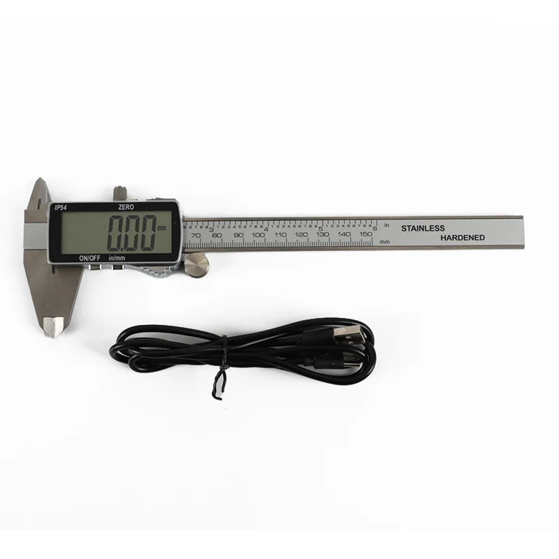 High Quality Rechargeable Battery 200mm Digital Vernier Caliper Stainless Steel Electronic Digital Caliper