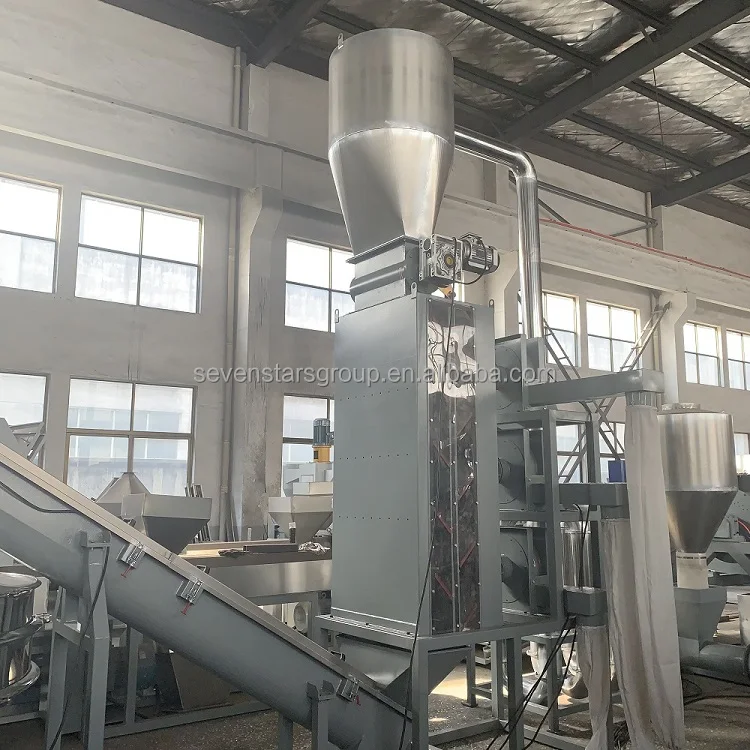 Plastic PET Bottle Recycling Machine Automatic Plastic Washing Line Plant Hot Wash