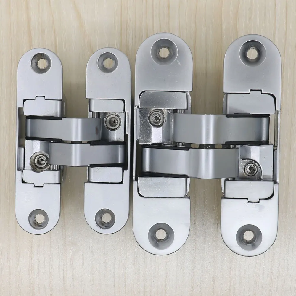 Adjustable 3D Invisible Hinge Modern 5-Fulcrum 3-Axis Zinc Alloy Hinge