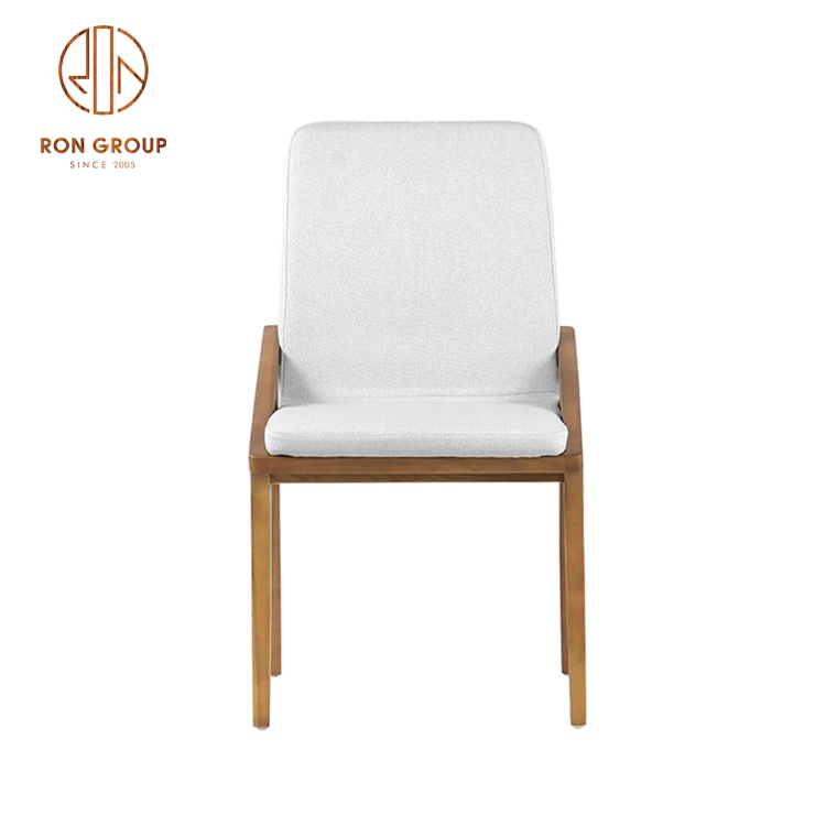 Hot Sale Modern Simple Style Restaurant Furniture Ash Solid Wood Frame Restaurant Chairs Wooden Chair Dining Chairs