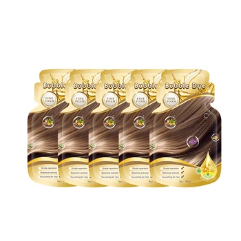 Factory Wholesale 10 Pcs 26ml Semi-Permanent Hair Dye Cream Brown Series Ammonia Free for Salon Personal Use OEM Available