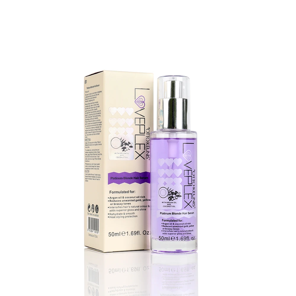 Фирменная марка OTTO KEUNIS, сыворотка для светлых волос с блеском, теплозащитное аргановое масло, кокосовое масло, сыворотка для волос