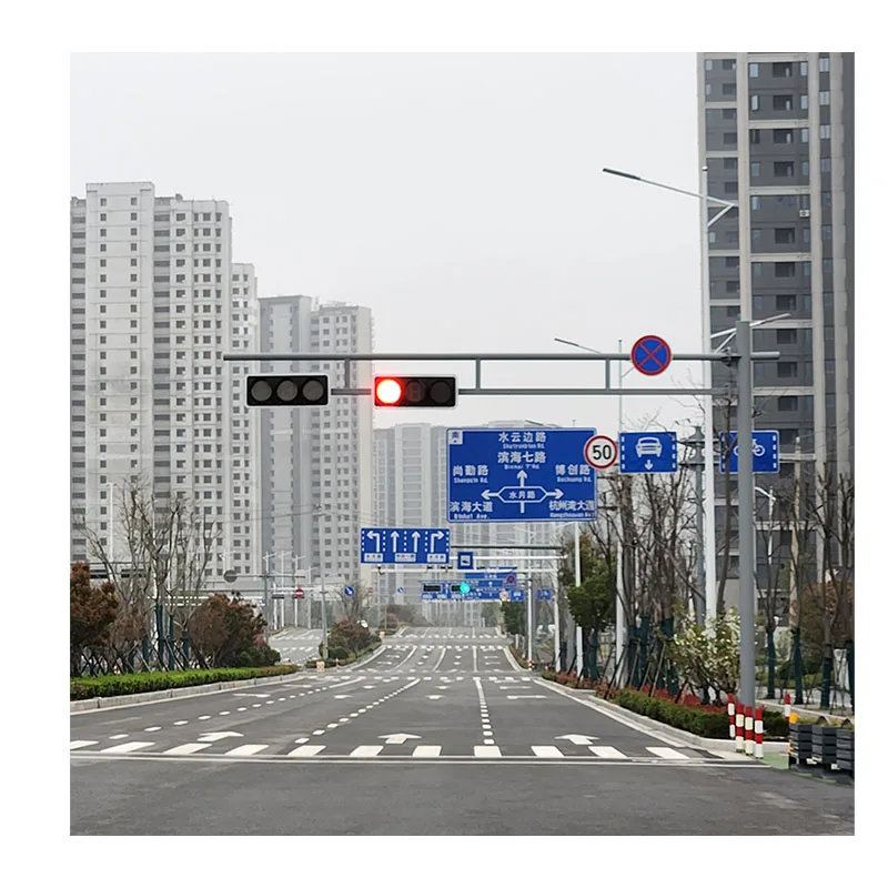 Многофункциональный Q235 сталь горячеоцинкованный умный Однорычажный светофор