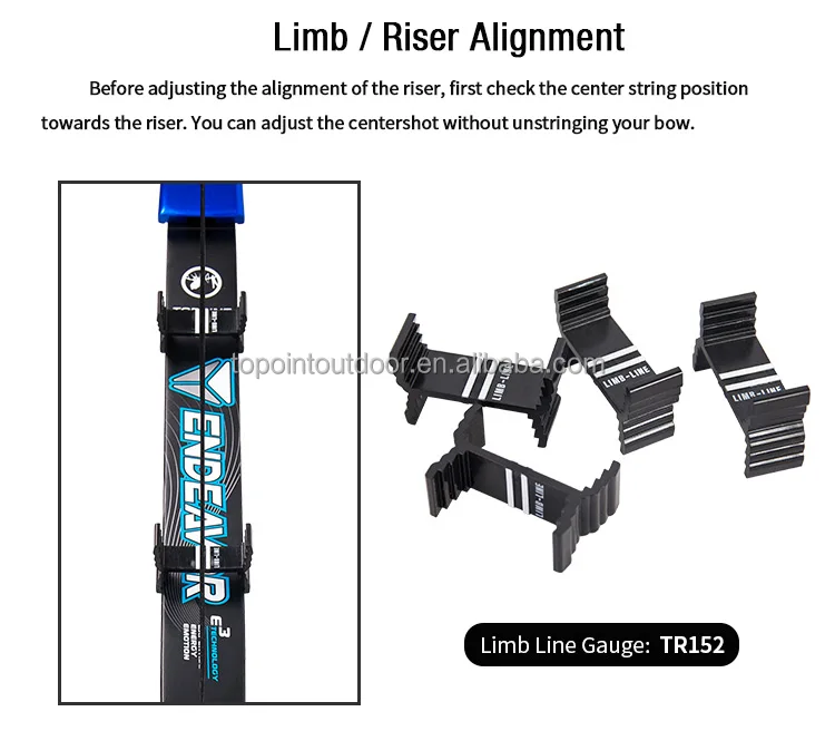 Top Point Riser Limb Topoint Archery Hunting Bow Recurve Limbs Slither LimbsILF Limbs,25 ...