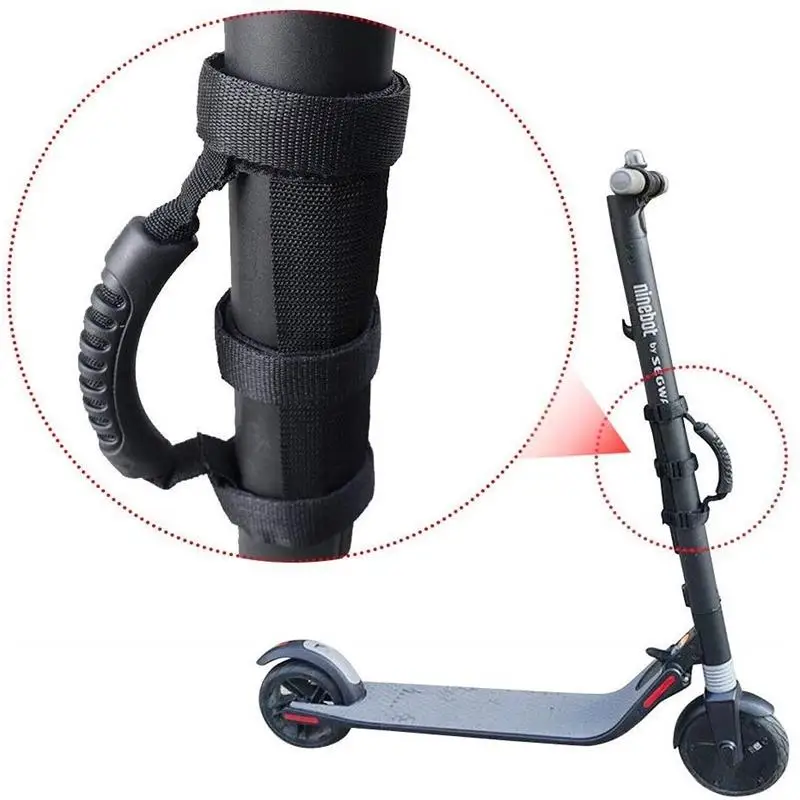 Sangle De Transport Universelle Pour Trottinette Pliante - Poignée Confortable Noir
