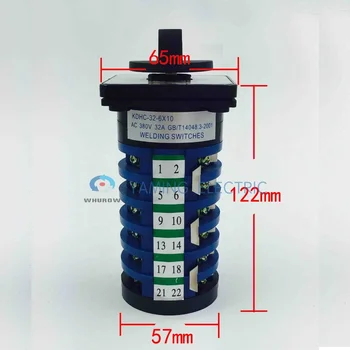 10 ポジションロータリーカムスイッチ KDHC-32/6*10 溶接機溶接機スイッチ 32A 6 極ユニバーサル切り替えセレクター -  AliExpress 10ポジションロータリーカムスイッチ KDHC-32/6 * 10 溶接機溶接機スイッチ 32A 6極ユニバーサルチェンジオーバーセ
