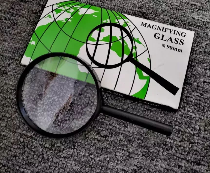 Оптовая продажа, увеличительное стекло 90 мм для чтения, ручное пластиковое увеличительное стекло, лупа для ювелирных изделий оптом