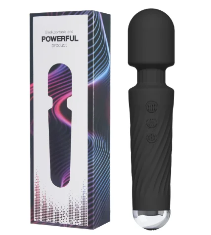 Best 8 Speed 20 Frequency Rechargeable Handheld Personal Massage Vibrating  Av Stick Sex Toy Massager Wand Vibrator for Women