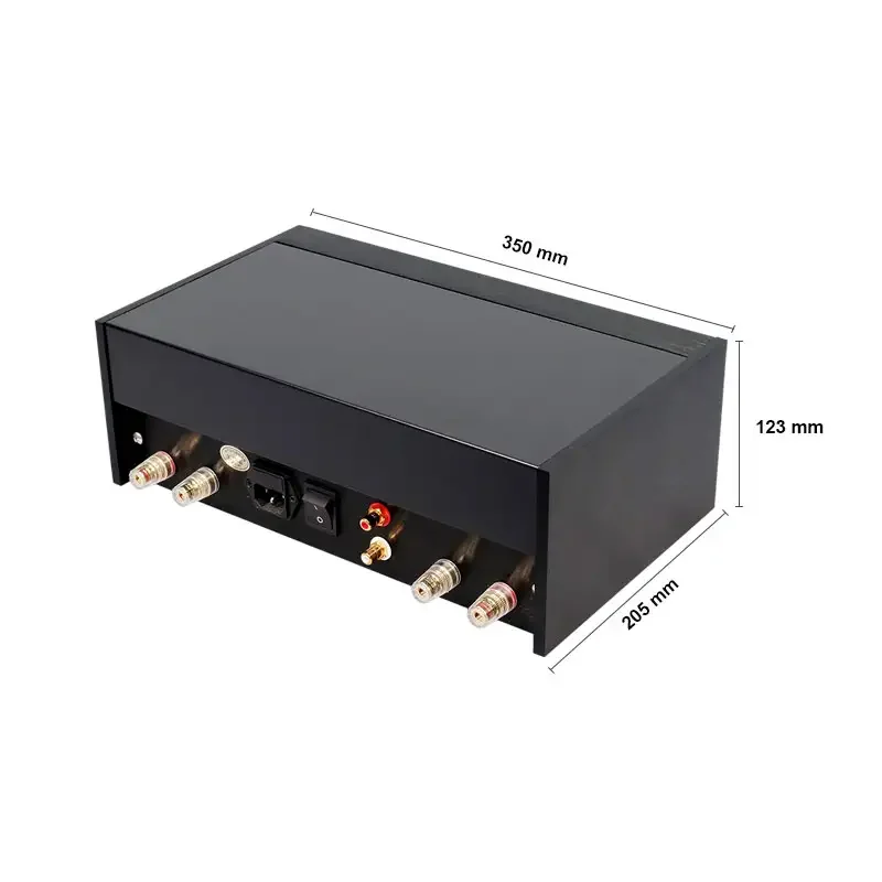 BRZHIFI Classic British Quad 405 Professional Black Hifi Audio