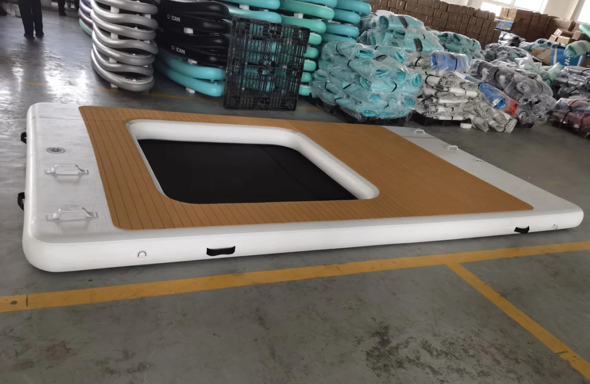 3m Drop Stitch Yacht Dock Floating Island Mat Inflatable Platform With