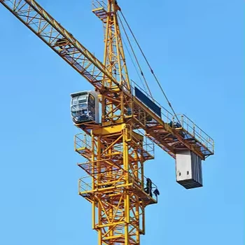 8ton 6015-8 Topless tower crane construction machine flat top tower crane for sale
