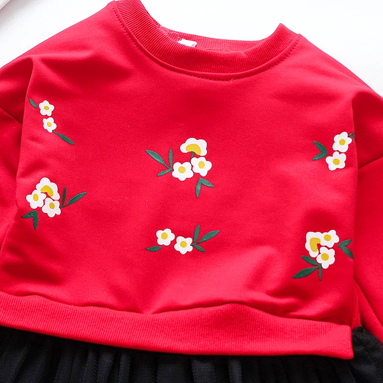 Оптовая продажа по низкой цене бутик для маленьких девочек платья женщин розовый новорожденного цветочный узор платье