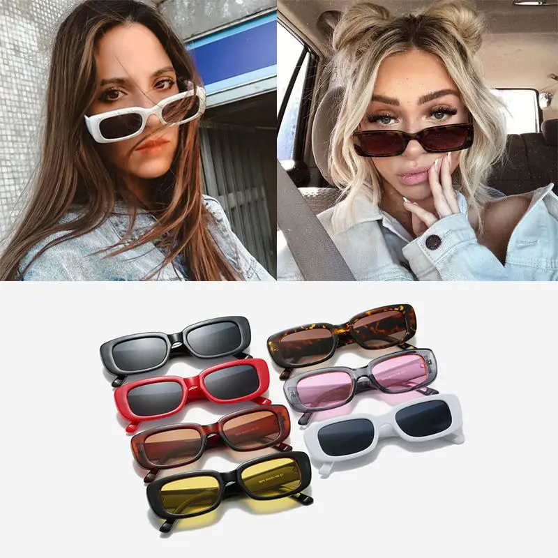 Wholesale 2021 Custom Logo Designer Fashion Small Plastic Rectangle Vintage  Men Women Shades Sun Glasses Sunglasses 2022 - Buy Fashion Sunglasses