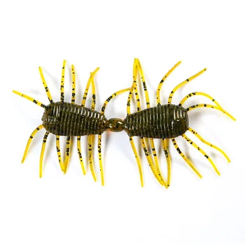 CHEERY Artificial Worm-Shaped Soft Lure Insect-Style Wacky Rig Bait for Bass Fishing 8-Piece Pack – Soft Lure – view 3