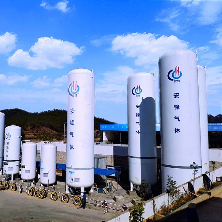 5M3 Manufacturer Wholesale  Stationary Vertical LNG Storage Tank Cryogenic Liquid Natural Gas Storage Tank