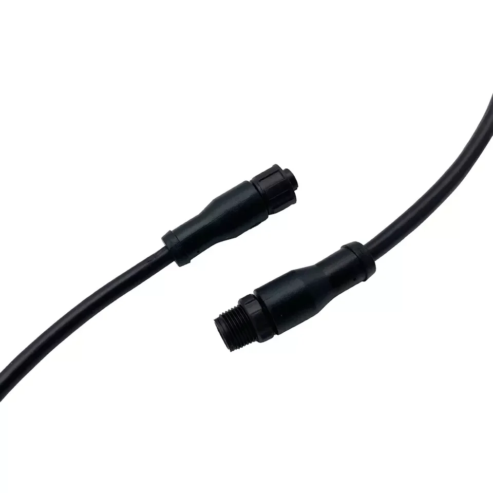Jusquà 12 mm Diamètre femelle 5 broches IP68 Repéré Outdoor connecteur câble mâle 