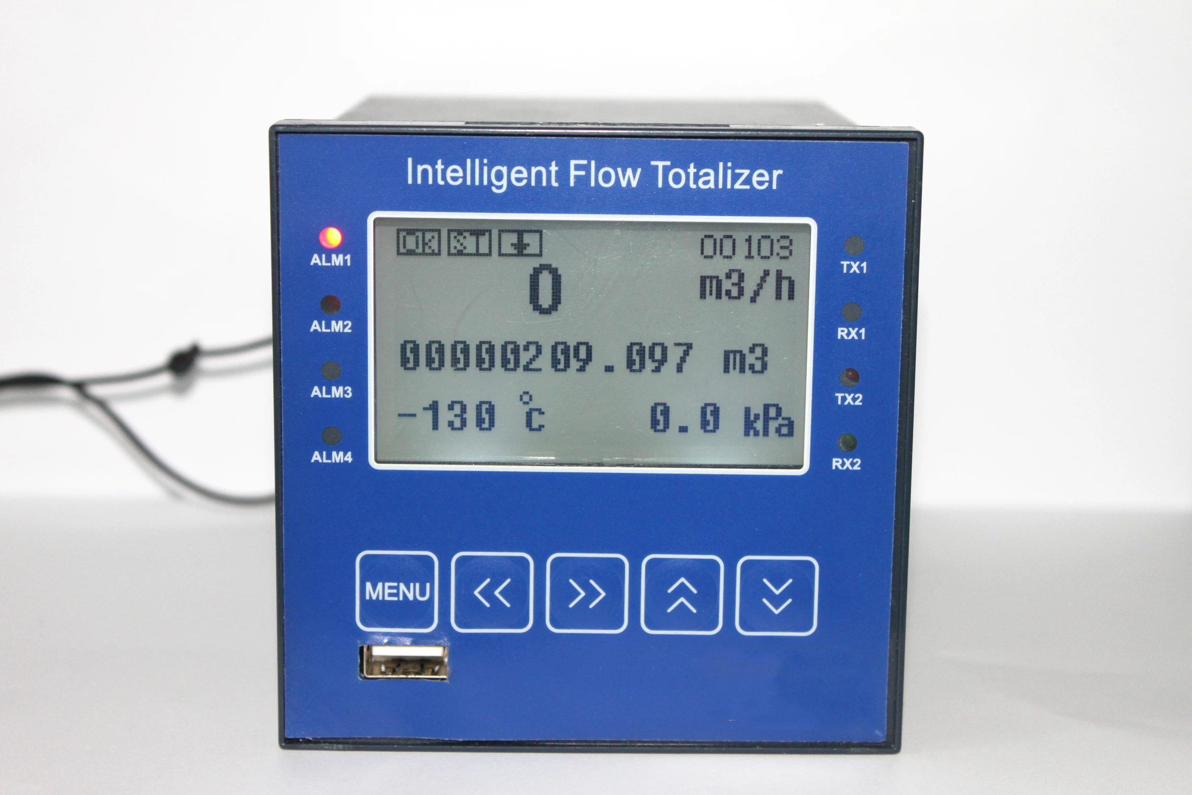 Steam Instrument Flow Rate Totalizer Connect with Flow Meter Flow Totalizer Steam Measuring Instrument