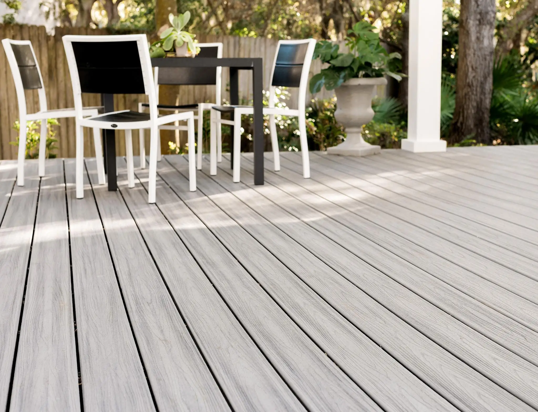 Birch Decking Color.