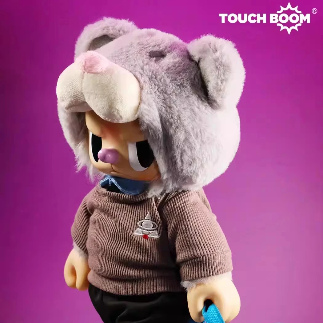 Touch Boom Einstein Rebellious Bear Plush Doll - Collectible Toy