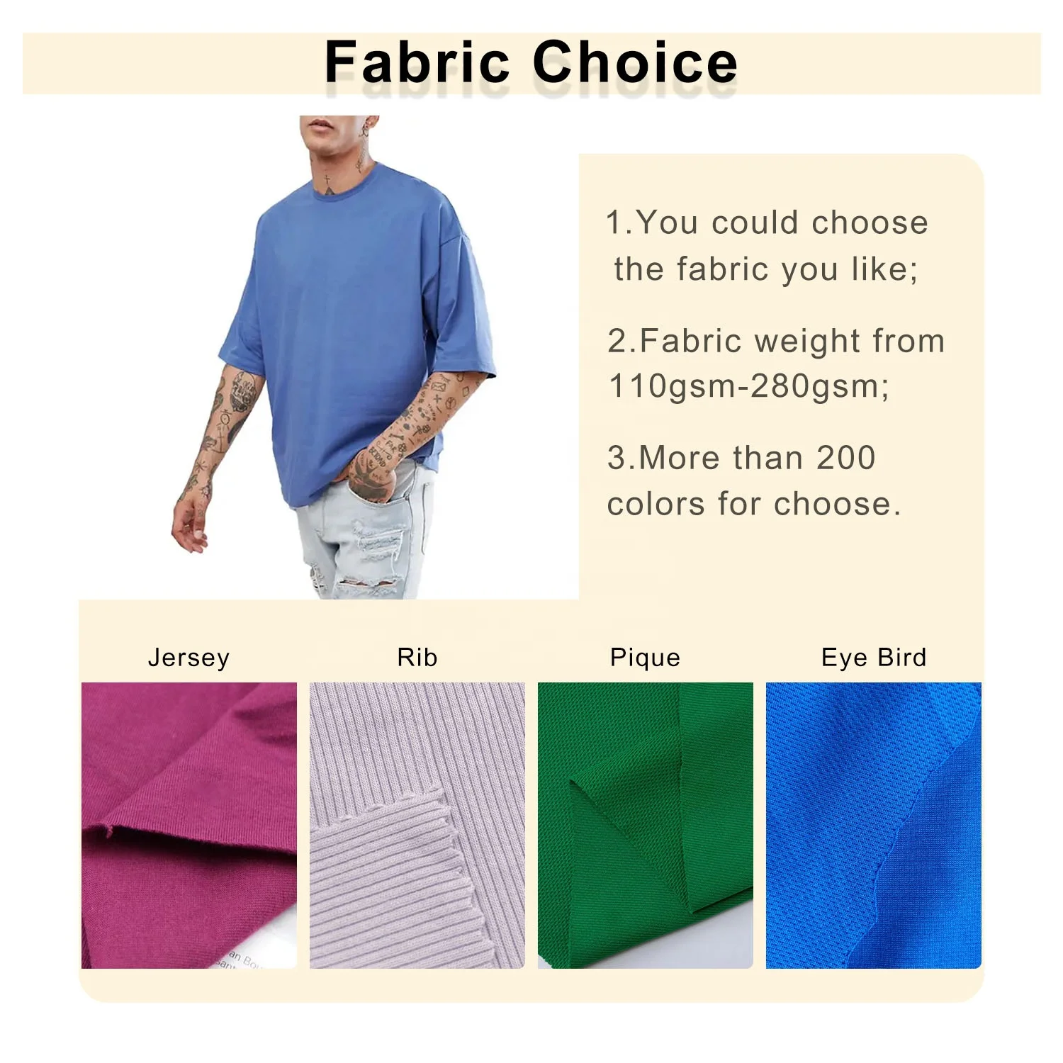 JL0223A Heavy Cotton Drop Shoulder T Shirt Screen Print Men Blank Drop Shoulder T-Shirts Oversized Half Sleeve O Neck T Shirts