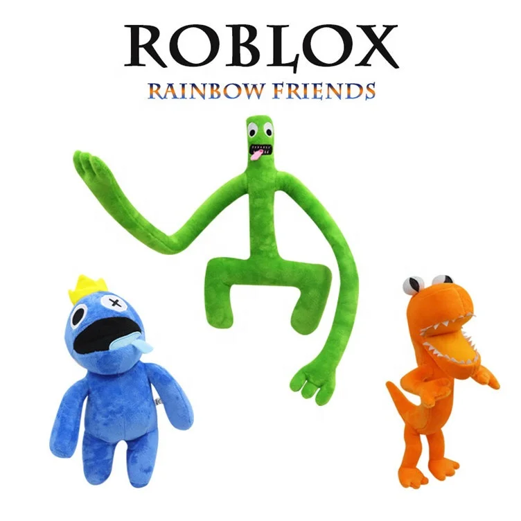 HIGH-QUALITY ROBLOX RAINBOW Friends Green Blue Plush Toys For Children And  $14.65 - PicClick AU