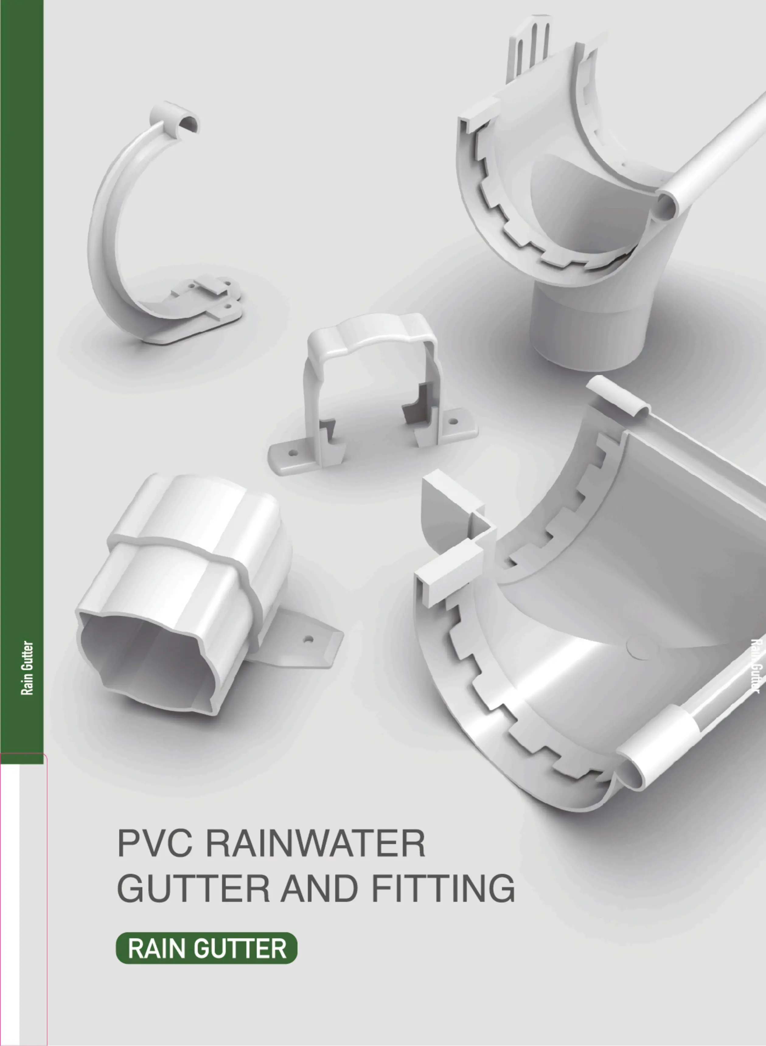 Pvc Hot Melt Fittings Rainnwater Gutters And Fittings Clamp With Ce