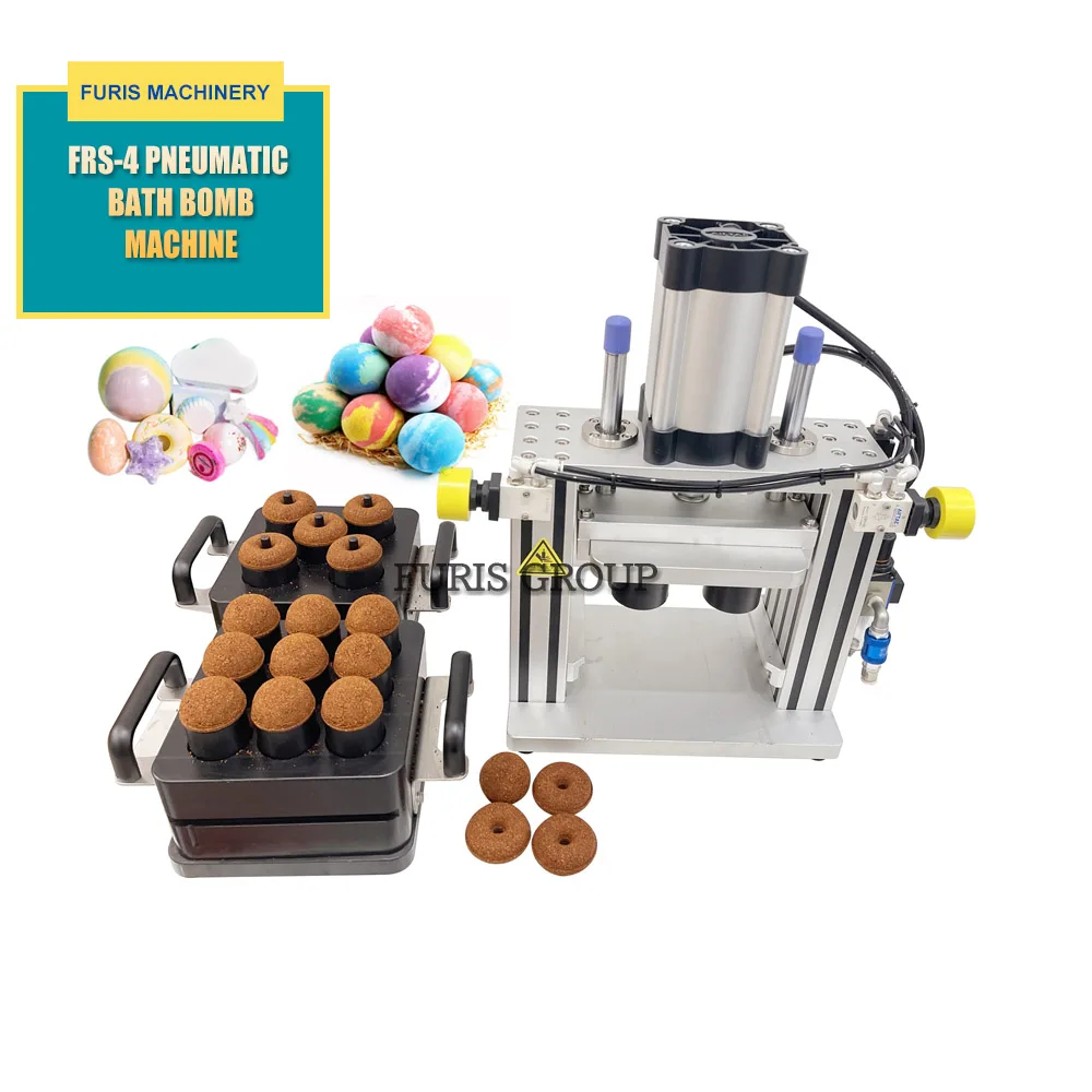 Mini Home Use Custom Mold Mould Machine Different Shaped Silicone Plastic Stainless Steel Aluminium Bath Fizzy Bomb 3d Press
