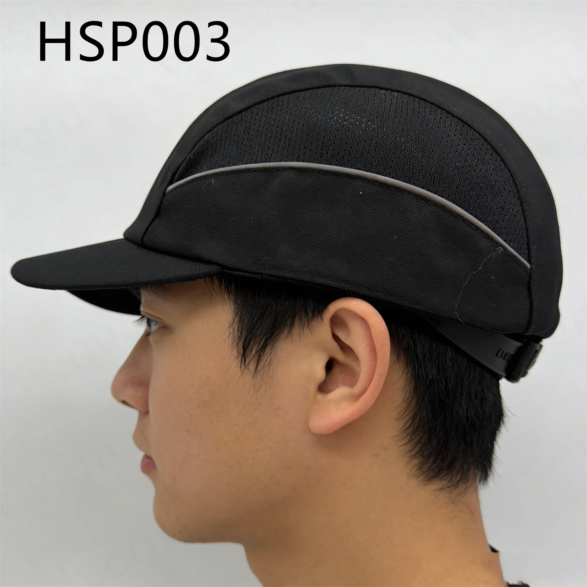 HY,Removable ABS Plastic Shell Anti-impact Black Safety Bump Cap Operation Tough& Reliable No Bulky Hard Hat for Sale HSP003
