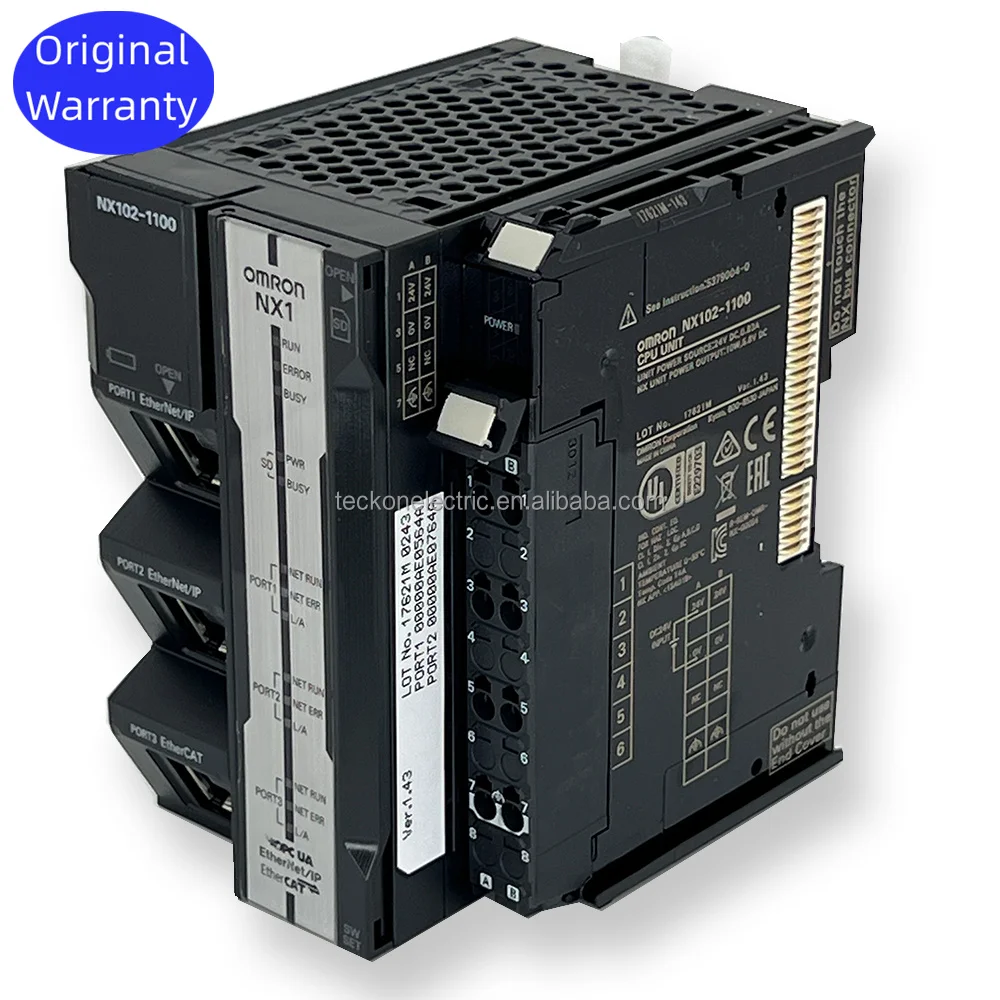 Новый оригинальный NX102-1100 NX102 ЦПУ серии NX ПЛК NX Серия оригинальных складских запасов NX102-1100 ЦПУ
