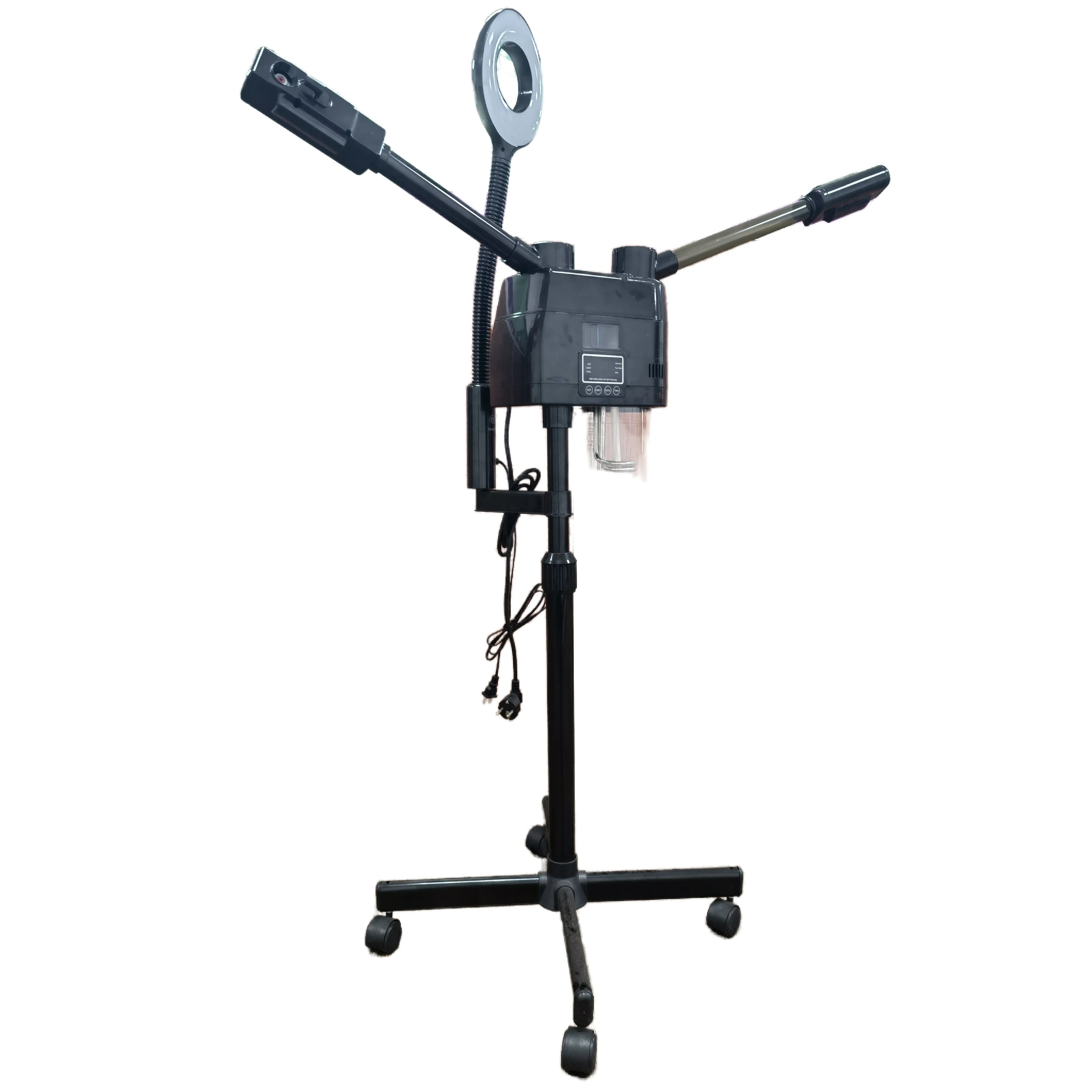 2025 NEW Beauty Salon Black Home Sauna Nano Ozone Steamer Beauty Facial  Steam Machine Spa Steamer Face Steamer