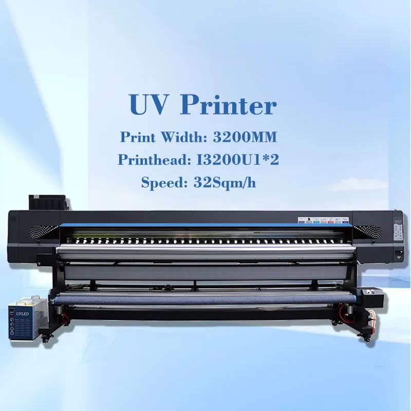 Custom Roll-to-roll Uv Precision Inkjet hd I3200 Big Printer Digital Carpet Printing Machine for Banners