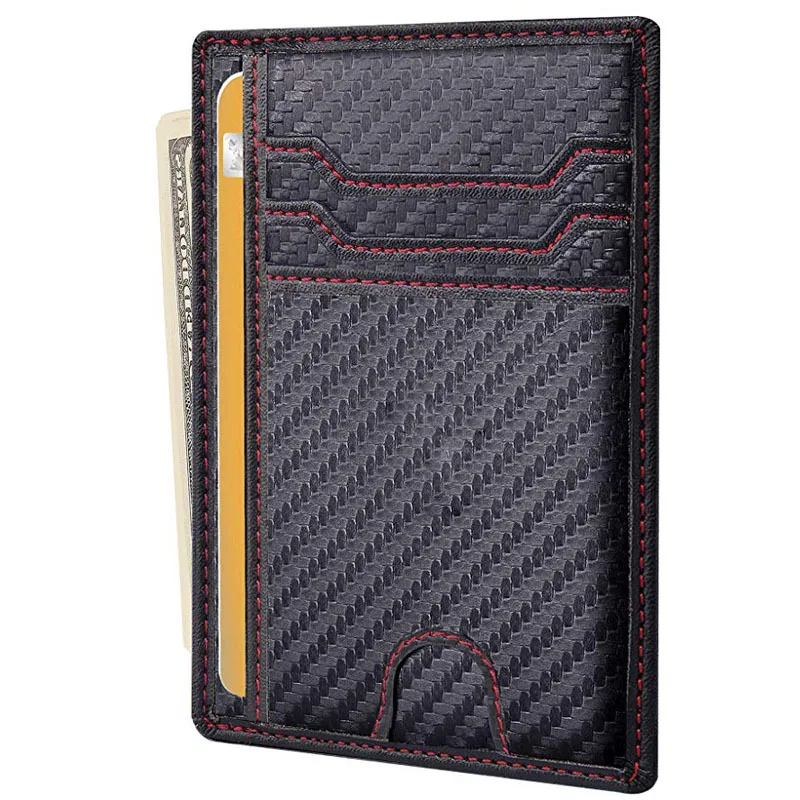 mens designer slim wallet