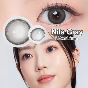 Free New Hot Magister NILS Colored Contact Lenses Wholesale Natural Brown Lenses Eye Contact Lentillas de Colores Kontaktlinsen