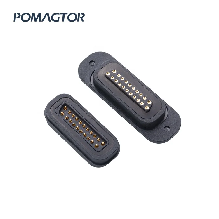 21 Pin Magnetic Pogo Pin Connectors Direct Manufacturer In China