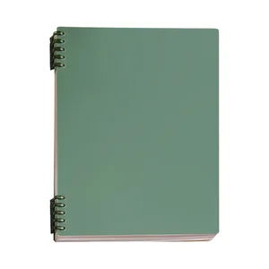 High-Value Simple Loose-leaf A5 Notebook Removable Coil Thickened Paper Cover Fabric Diary Style Agenda College Student Gift