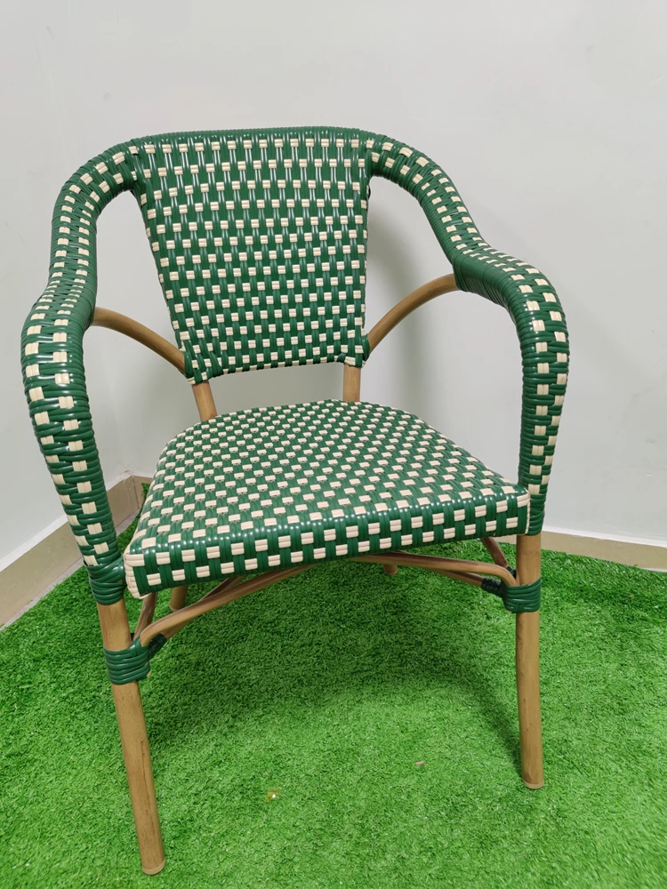 Manufacturer New Products Hot Selling High Quality Woven Beach Garden Terrace Modern Colorful Furniture Outdoor Rattan Chair