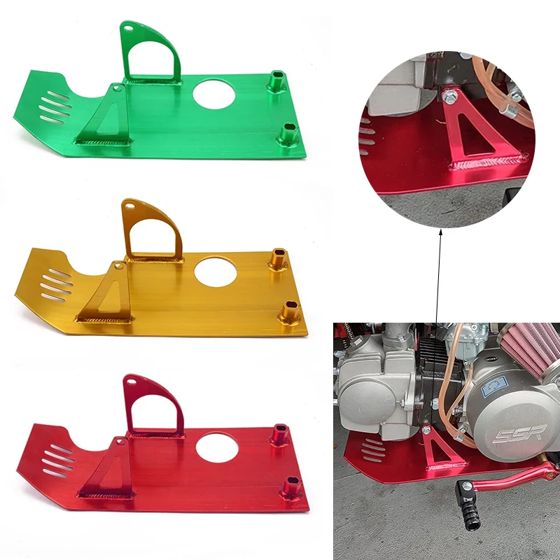 thumbnail image 2 of Universal Engine Skid Plate For Honda CRF50 / XR50 / SSR / Taotao / Lifan 50-140cc Pit Bikes 2 of 5