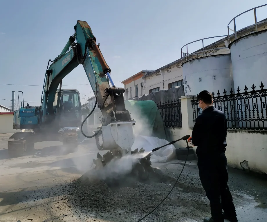 Trenching Machine BT150 Drum Cutter Attachment for Excavator Hydraulic Rotary Drum Cutters