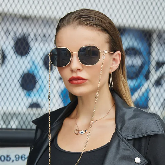 2023 New Style Fashion Sunglasses Chain Shades Luxury Metal Irregular  Vintage Ladies Sunglasses In Stock - Buy Ladies Sunglasses,Sunglasses In  Stock,Sunglasses Chain Product on 