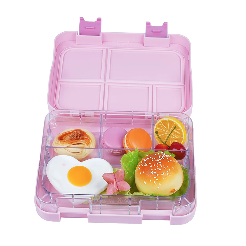 JAYEEY 40 OZ 5 Compartments disposable plates with PP Lids food container  sets kids lunch box bento box Eco-friendly Plant Fibers Microwave & Freezer