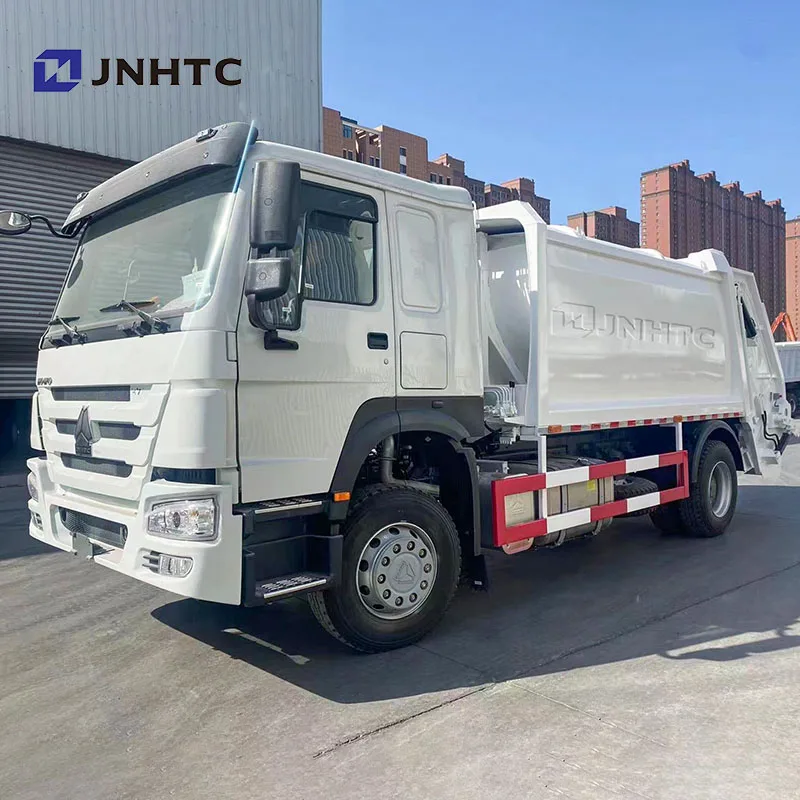 Новый Sinotruck Howo 4X2 подъемный уплотнитель мусоровоз