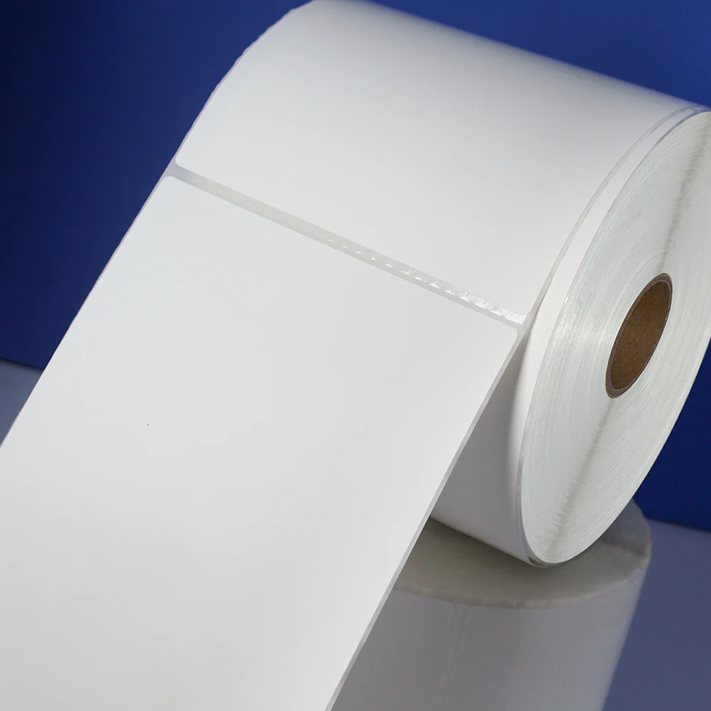 100x150mm Blank Colored Self Adhesive Paper Direct Thermal Label Roll ...