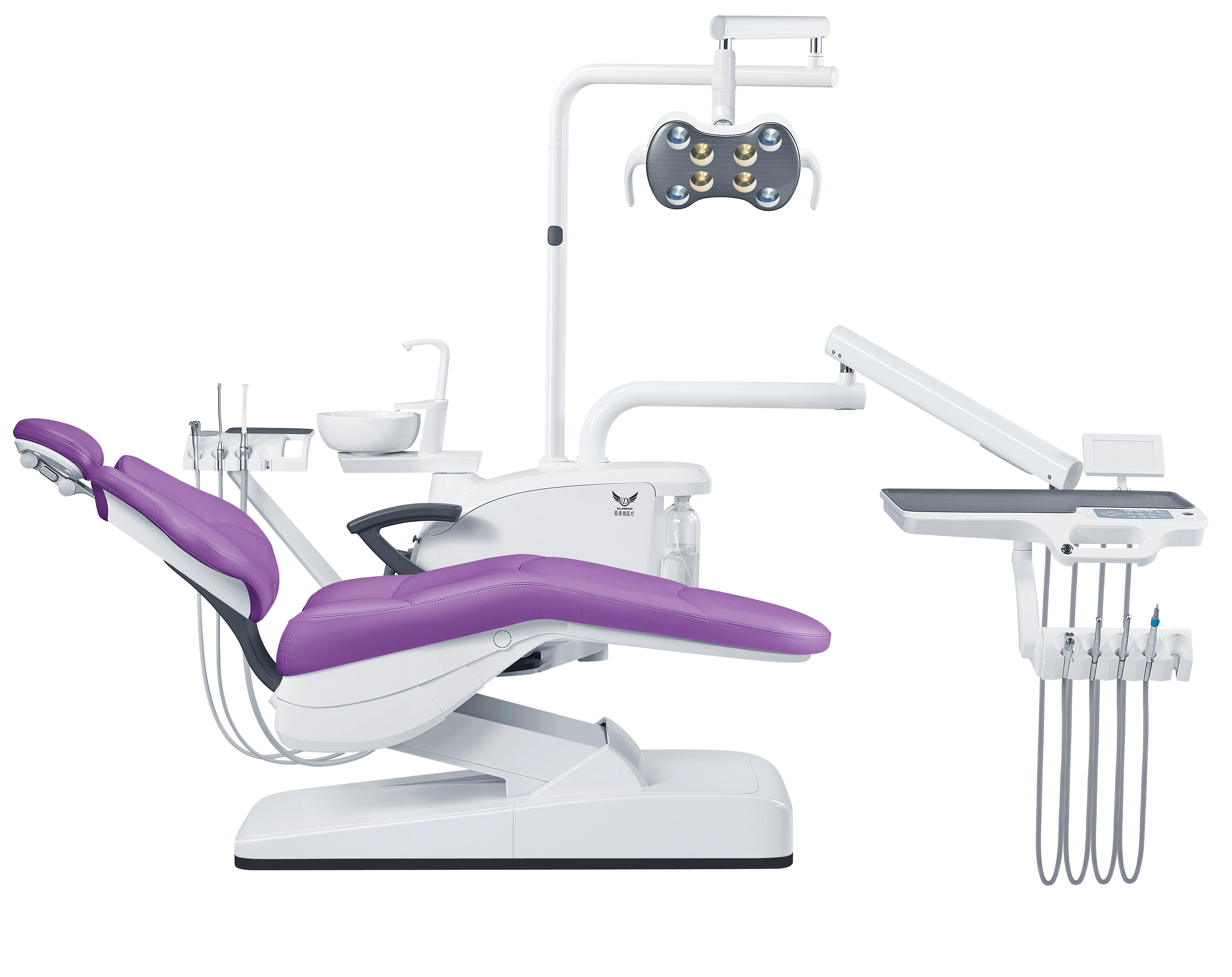Gladent GD-S300   Dental Unit  Dental Chair with Tricolor Lamp