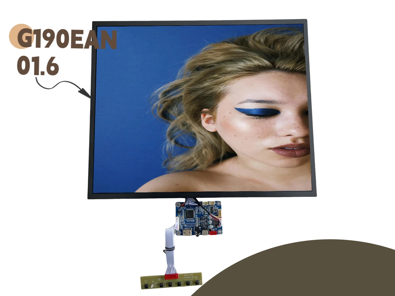 19 inch lcd modules G190EAN01.6 Industrial Medical Imaging Outdoor high brightness display 1000nits lcd screen display factory