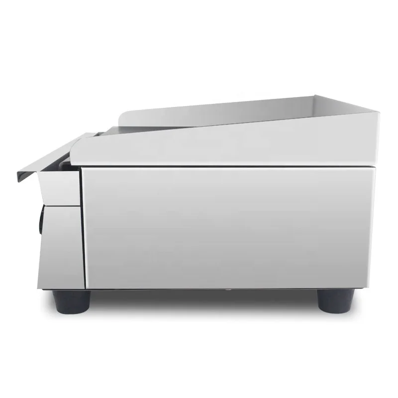 Плоская пластина из нержавеющей стали Легкая очистка барбекю электрический гриль